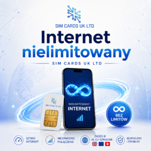 Internet nielimitowany z SIM CARDS UK LTD